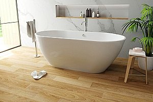 Ванна Эстет Майами silk 180,5x78,5 белая матовая купить в интернет-магазине Sanbest