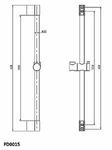 Душевая гарнитура Rav-Slezak SK0007 хром купить в интернет-магазине сантехники Sanbest