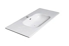 Раковина-моноблок Armadi Art Vallessi 838-100-WG 100 белая керамика глянец купить в интернет-магазине сантехники Sanbest