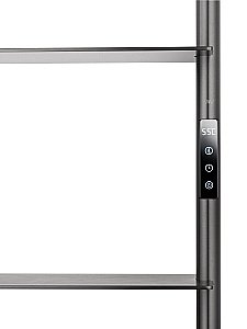 Полотенцесушитель электрический WONZON & WOGHAND DÜSSELDORF, Темный графит (WW-A205-GM) купить в интернет-магазине сантехники Sanbest