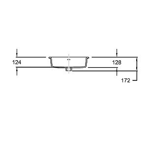 Раковина встраиваемая Jacob Delafon Verticyl E2882-0 50 белая купить в интернет-магазине Sanbest