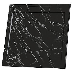 Душевой поддон RGW Stone Tray STL MB 52211099-14 90x90 черный мрамор купить в интернет-магазине Sanbest