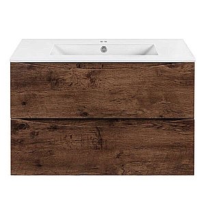 Тумба с раковиной Vincea Mia Slim 800 R.Wood для ванной в интернет-магазине Sanbest