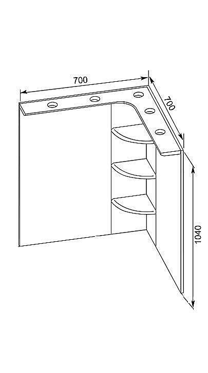 Зеркало Aquanet Ринконера Европа в ванную от интернет-магазине сантехники Sanbest