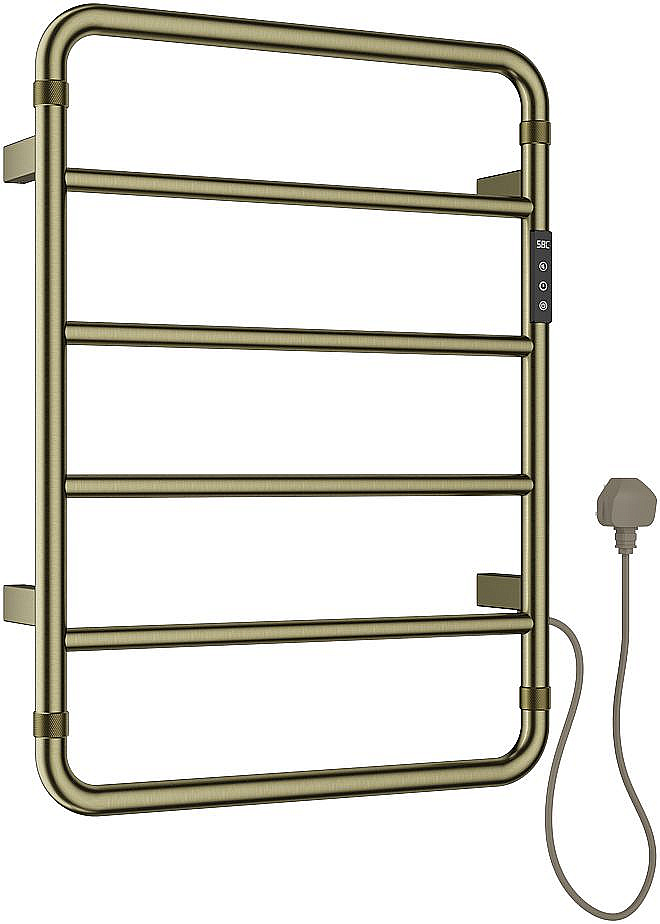 Полотенцесушитель электрический Allen Brau Priority 7.31000-GB золото брашированное купить в интернет-магазине сантехники Sanbest