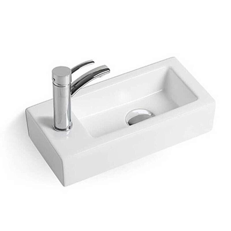 Раковина подвесная Vincea 37 VBS-133R/L белая купить в интернет-магазине Sanbest