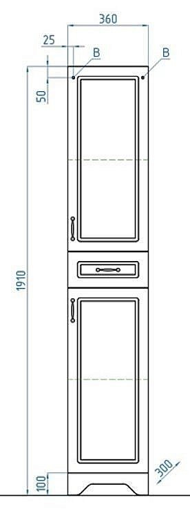Тумба с раковиной Style Line Олеандр-2 90 для ванной в интернет-магазине Sanbest