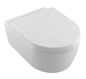 Унитаз подвесной Villeroy&Boch Avento 5656R001 альпийский белый, безободковый купить в интернет-магазине Sanbest