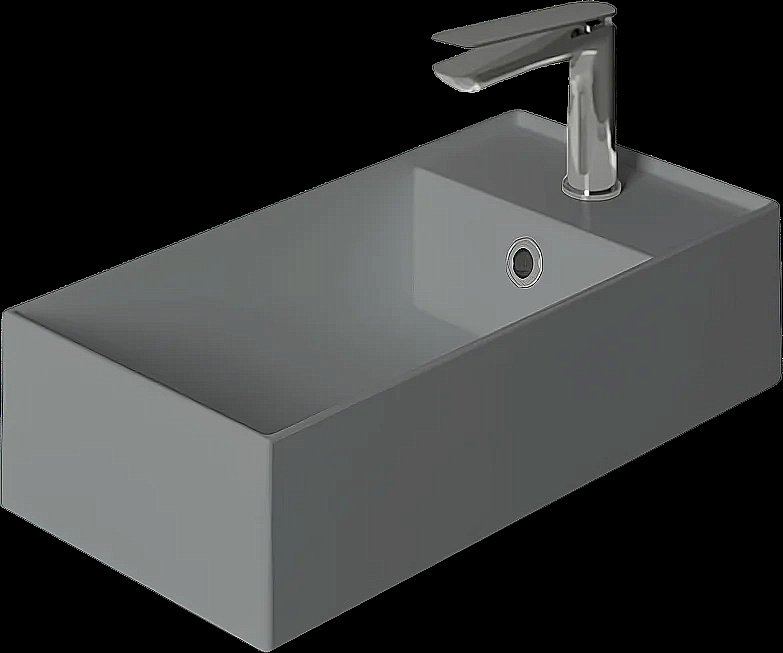 Раковина SIMAS  AGILE AG50 cemento matt*1 купить в интернет-магазине Sanbest