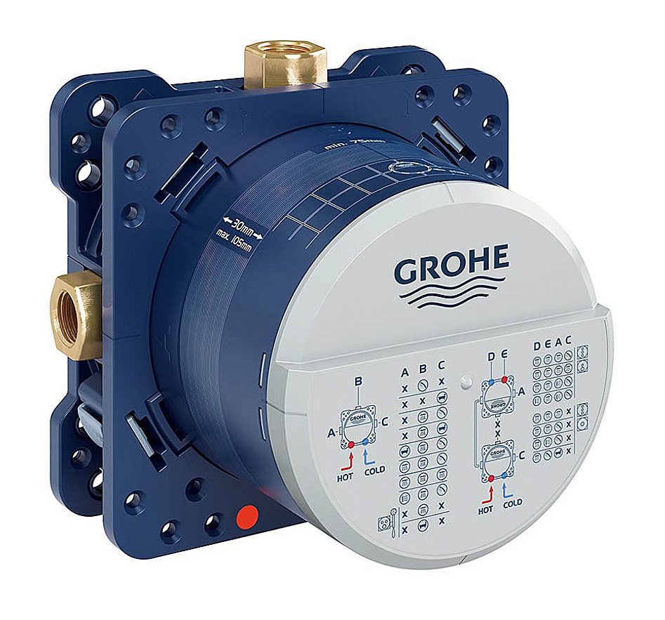 Душевая система Grohe Eurocube 25238000 хром купить в интернет-магазине сантехники Sanbest