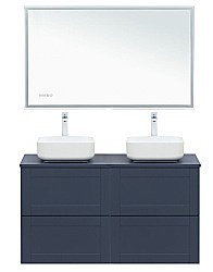 Тумба с раковиной Aquanet Терра 120 маренго для ванной в интернет-магазине Sanbest