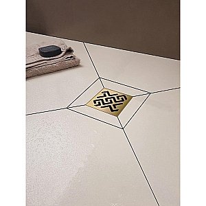 Душевой трап BERGES ZENTRUM Antik 094365 бронза купить в интернет-магазине Sanbest