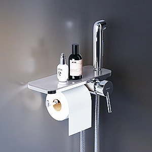 Гигиенический душ со смесителем Damixa Jupiter 773500001 хром купить в интернет-магазине сантехники Sanbest