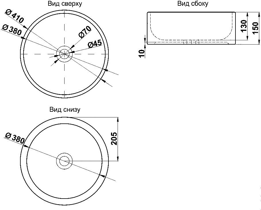 Раковина Jorno Melana 41 7078A-805 белая купить в интернет-магазине Sanbest