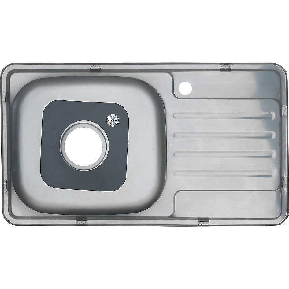 Мойка кухонная с сифоном Melana 221 t (*10) купить в интернет-магазине сантехники Sanbest