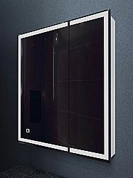 Зеркальный шкаф 2 створки Mixline Минио 547085 70 левый купить в интернет-магазине сантехники Sanbest