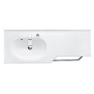 Раковина Акватон Отель 126 1A70113WOT01 белая купить в интернет-магазине Sanbest