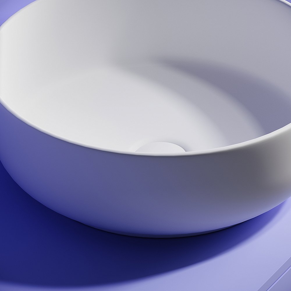 Раковина Ceramica Nova Taycan CN12003MW белая матовая купить в интернет-магазине Sanbest