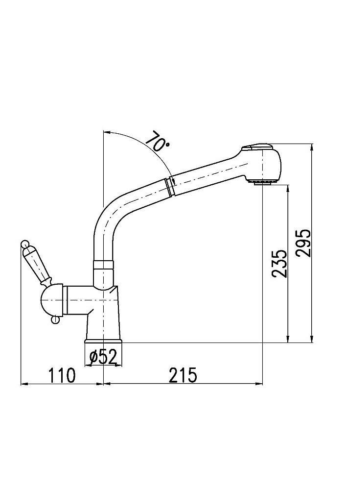 Смеситель для кухни Rav-Slezak LABE L511.5 купить в интернет-магазине сантехники Sanbest