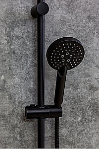 Душевая система Orange Lutz M04-932b черный купить в интернет-магазине сантехники Sanbest