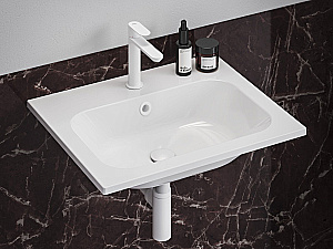 Смеситель для раковины Ravak Eleganta EL 012.11WV BeCool X070410 белый вельвет купить в интернет-магазине сантехники Sanbest