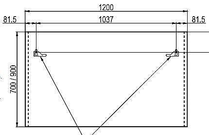 Зеркало с подсветкой Lotos 120/90 в ванную от интернет-магазине сантехники Sanbest