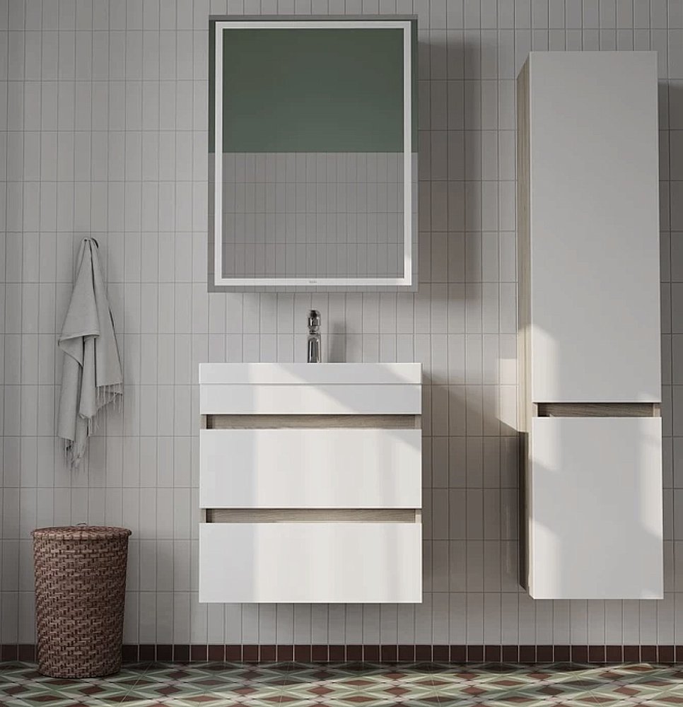 Зеркальный шкаф Iddis Zodiac ZOD6000i99 60 белый купить в интернет-магазине сантехники Sanbest