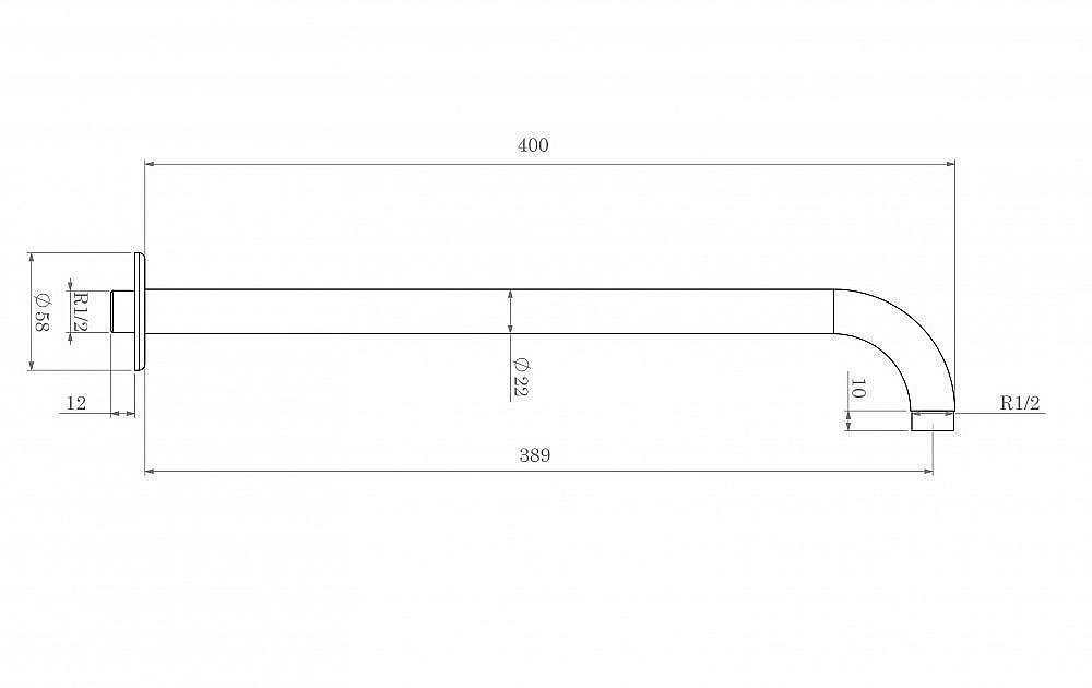 Держатель верхнего душа Bien BT16028105 купить в интернет-магазине сантехники Sanbest