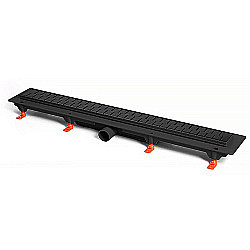 Душевой лоток Azario Medium 85 AZ-CH 850/50 MC черный купить в интернет-магазине Sanbest
