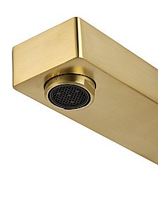 Смеситель для раковины встраиваемый WONZON & WOGHAND CUBE, Брашированное золото (WW-88869016-BG) купить в интернет-магазине сантехники Sanbest