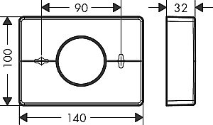 Держатель для мешков Hansgrohe AddStoris 41773700 белый матовый купить в интернет-магазине сантехники Sanbest