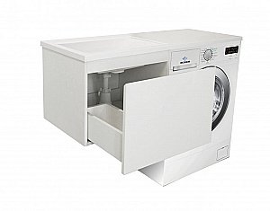 Тумба с раковиной Эстет Dallas Luxe 150 подвесная 1 ящик для ванной в интернет-магазине Sanbest