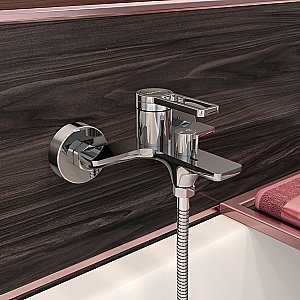 Смеситель для ванны Elghansa Brabant 2313878 хром купить в интернет-магазине сантехники Sanbest