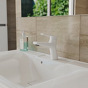 Смеситель для раковины D&K Bayern.Furth DA1522108 белый матовый купить в интернет-магазине сантехники Sanbest