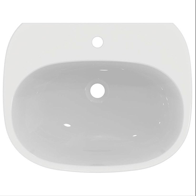 Раковина на полупьедестале Ideal Standard Tesi 60 T352201 белая купить в интернет-магазине Sanbest