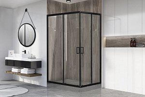 Душевой уголок Royal Bath RB1085HPD-T-BL 85х100 прозрачный купить в интернет-магазине Sanbest