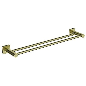 Полотенцедержатель двойной WONZON & WOGHAND WW-V1102-BG брашированное золото купить в интернет-магазине сантехники Sanbest