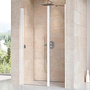 Душевая дверь Ravak Chrome CSD2 100 профиль белый/стекло прозрачное купить в интернет-магазине Sanbest