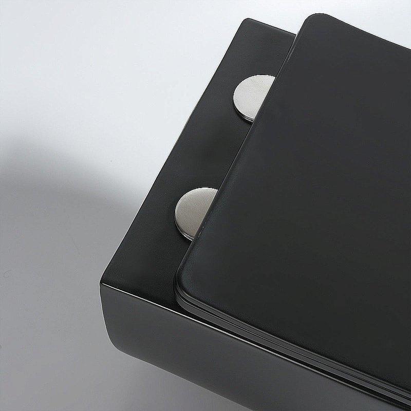 Унитаз Vincea Evo VT1-34SMB безободковый, с крышкой микролифт, черный матовый купить в интернет-магазине Sanbest