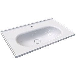 Раковина мебельная Bien Ferra 80 FELK080B1FD1W5000 белая купить в интернет-магазине Sanbest