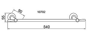 Полотенцедержатель Boheme Puro 10702 купить в интернет-магазине сантехники Sanbest