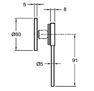 Cмеситель для раковины Jacob Delafon CLEO 1889 E24309-CP хром купить в интернет-магазине сантехники Sanbest