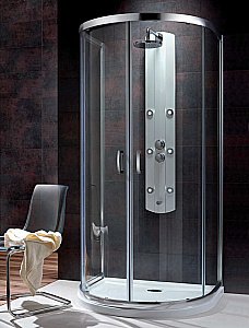 Душевой уголок Radaway Premium Plus P 90х100 33300-01-01N стекло прозрачное/профиль хром купить в интернет-магазине Sanbest