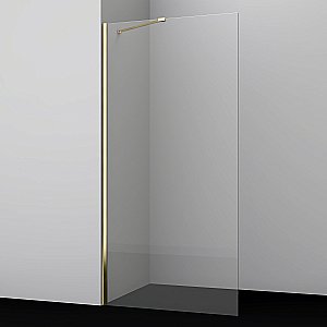 Душевое ограждение WasserKRAFT Aisch 55W39 90 стекло прозрачное/профиль золото купить в интернет-магазине Sanbest