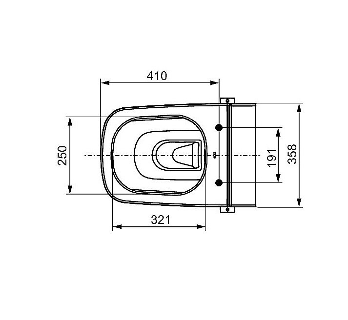 Унитаз-биде TECE One 9700200 безободковый купить в интернет-магазине Sanbest