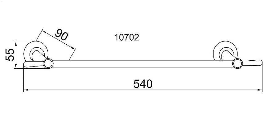 Полотенцедержатель Boheme Puro 10702 купить в интернет-магазине сантехники Sanbest