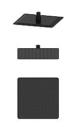 Верхний душ WONZON & WOGHAND, Черный матовый (WW-88DP06-MB) купить в интернет-магазине сантехники Sanbest