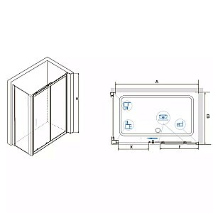 Душевая система RGW Shower Panels SP-6143-01 50140801-01 хром купить в интернет-магазине сантехники Sanbest