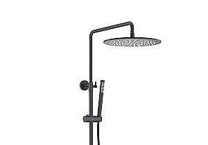 Душевая система Aquatek ЛИРА AQ2440MB черная матовая купить в интернет-магазине сантехники Sanbest
