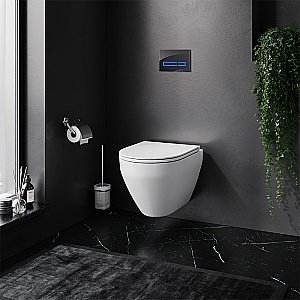 Унитаз подвесной AM.PM Spirit 2.0 IS450A38.701700 белый, безободковый, с инсталляцией купить в интернет-магазине Sanbest